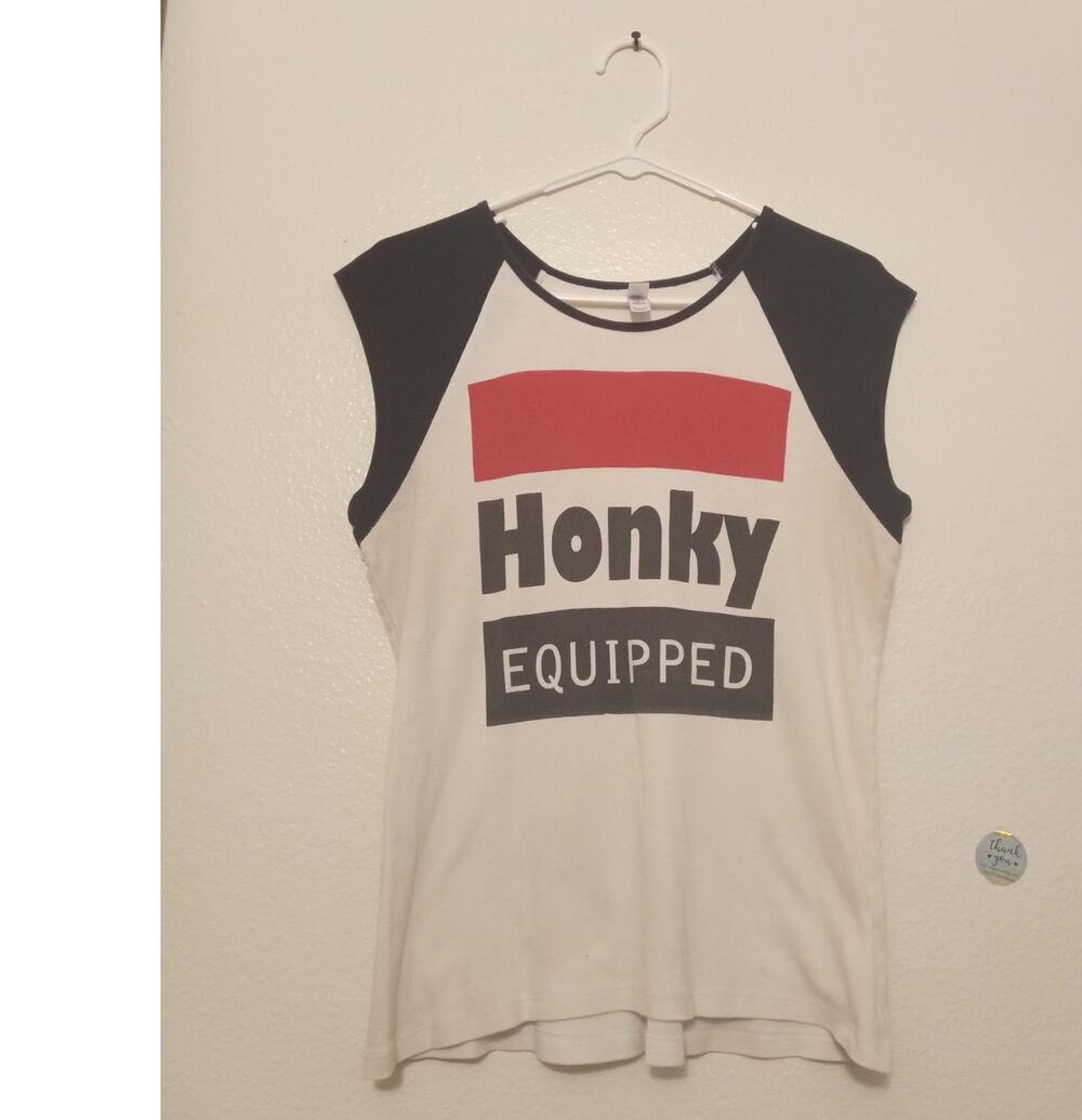 Vintage Honky Equipped Raglan Band Tee Shirt Jeff Pinkus Butthole Surfers SZ L